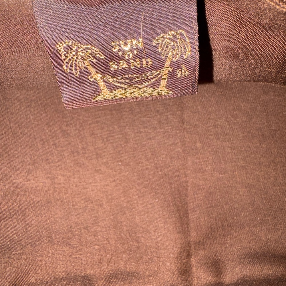 Tropical Leaf Pattern Shoulder Bag - image 9